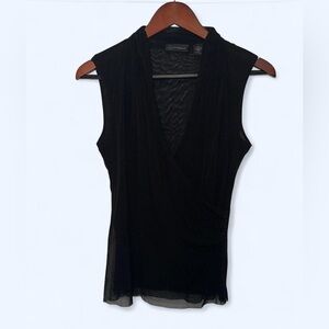 Context Black Sleeveless Blouse